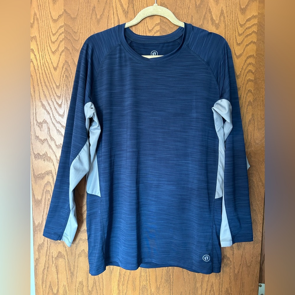 Hang Ten Navy and Grey UPF 50+ Long Sleeve Shirt